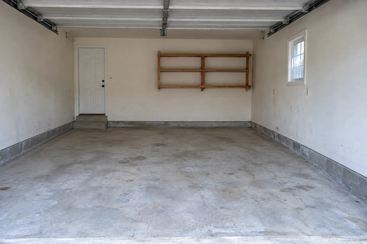 Garage cleanout — AI-generated illustration of the same room — after